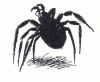 ‘Sebastiaan’ door Wim Bijmoer, Dit is de spin Sebastiaan, 1951. Pen en inkt